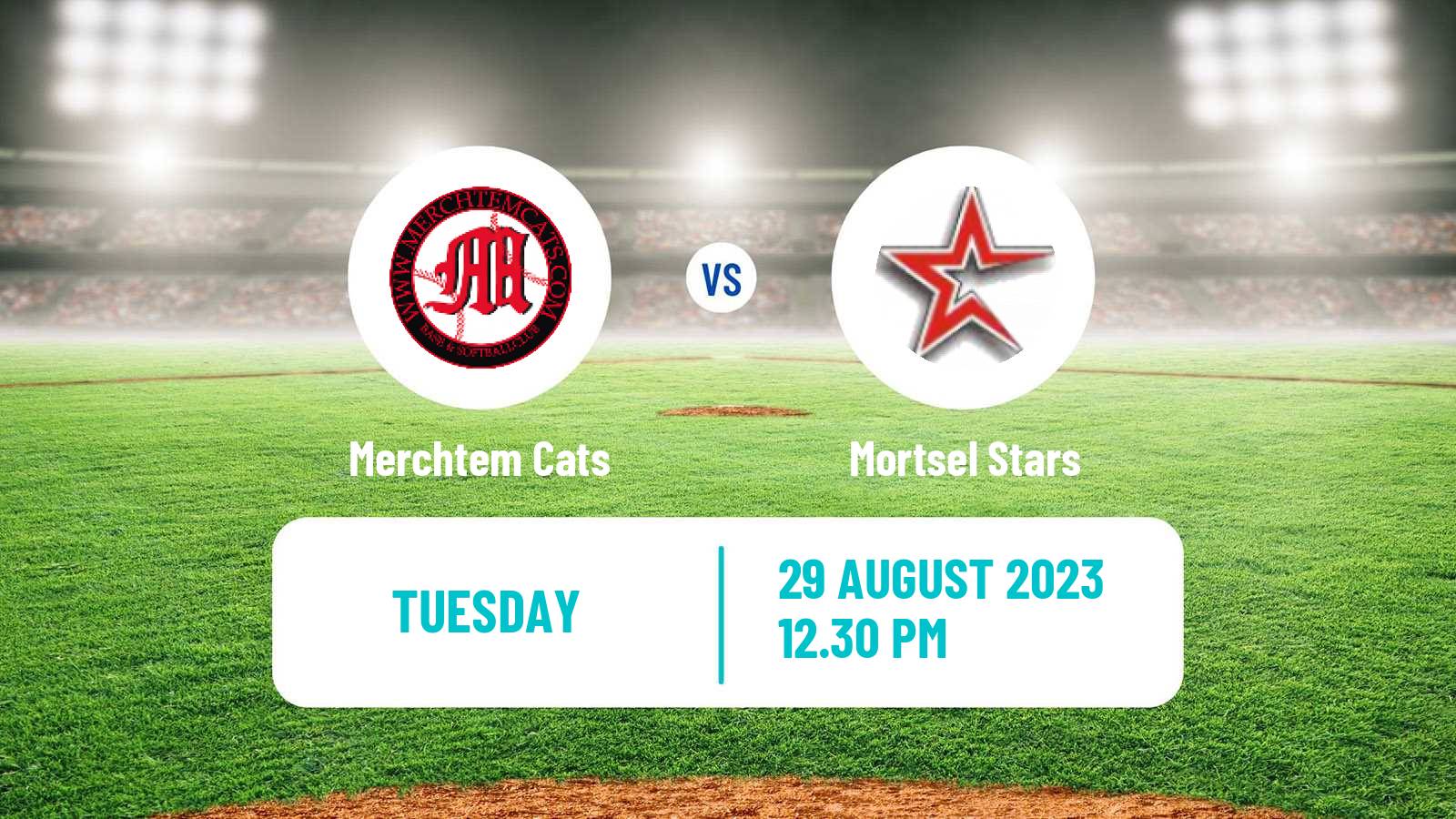 Baseball Belgian Division 1 Baseball Merchtem Cats - Mortsel Stars