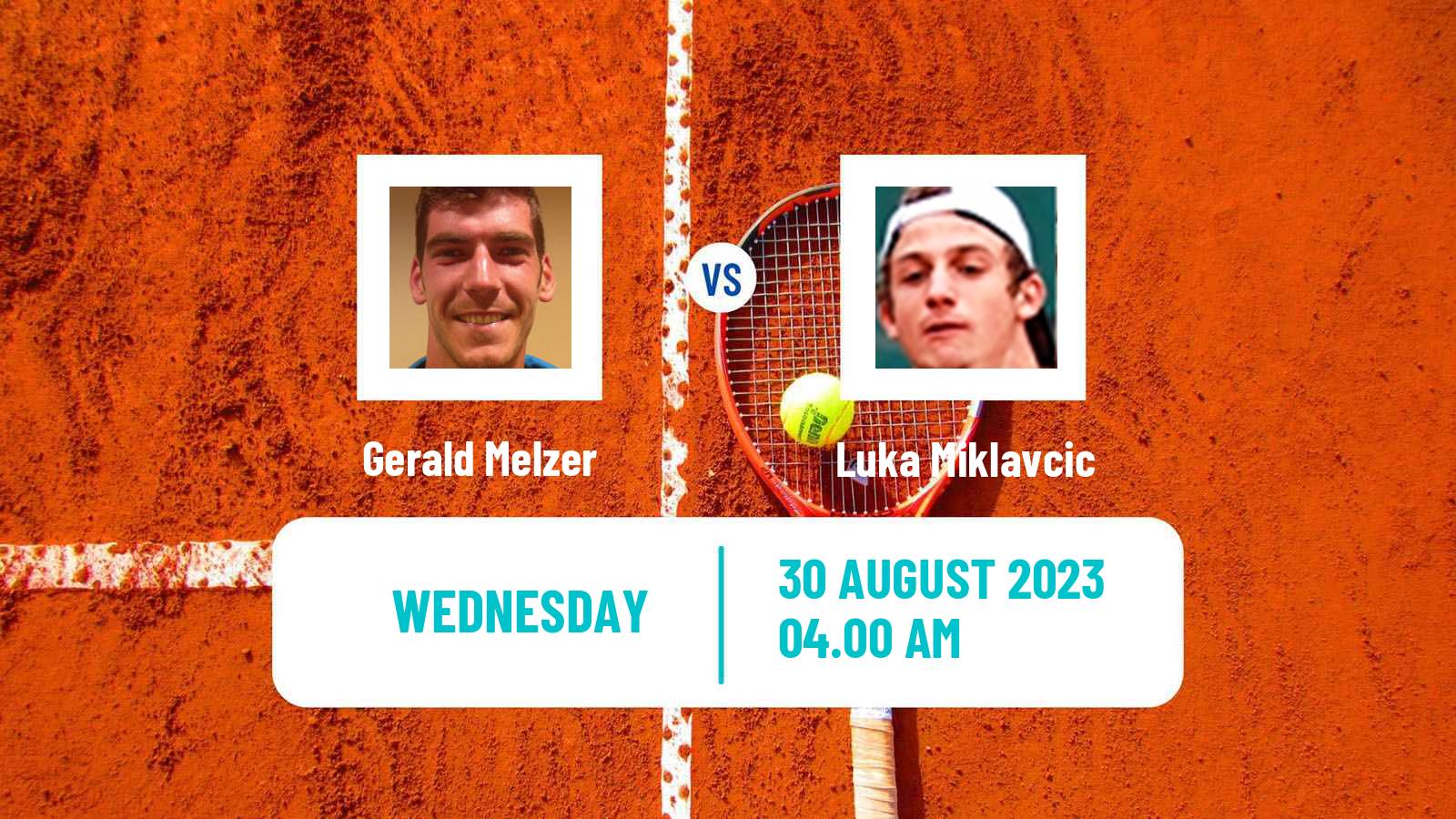 Tennis ITF M15 Vienna Men Gerald Melzer - Luka Miklavcic