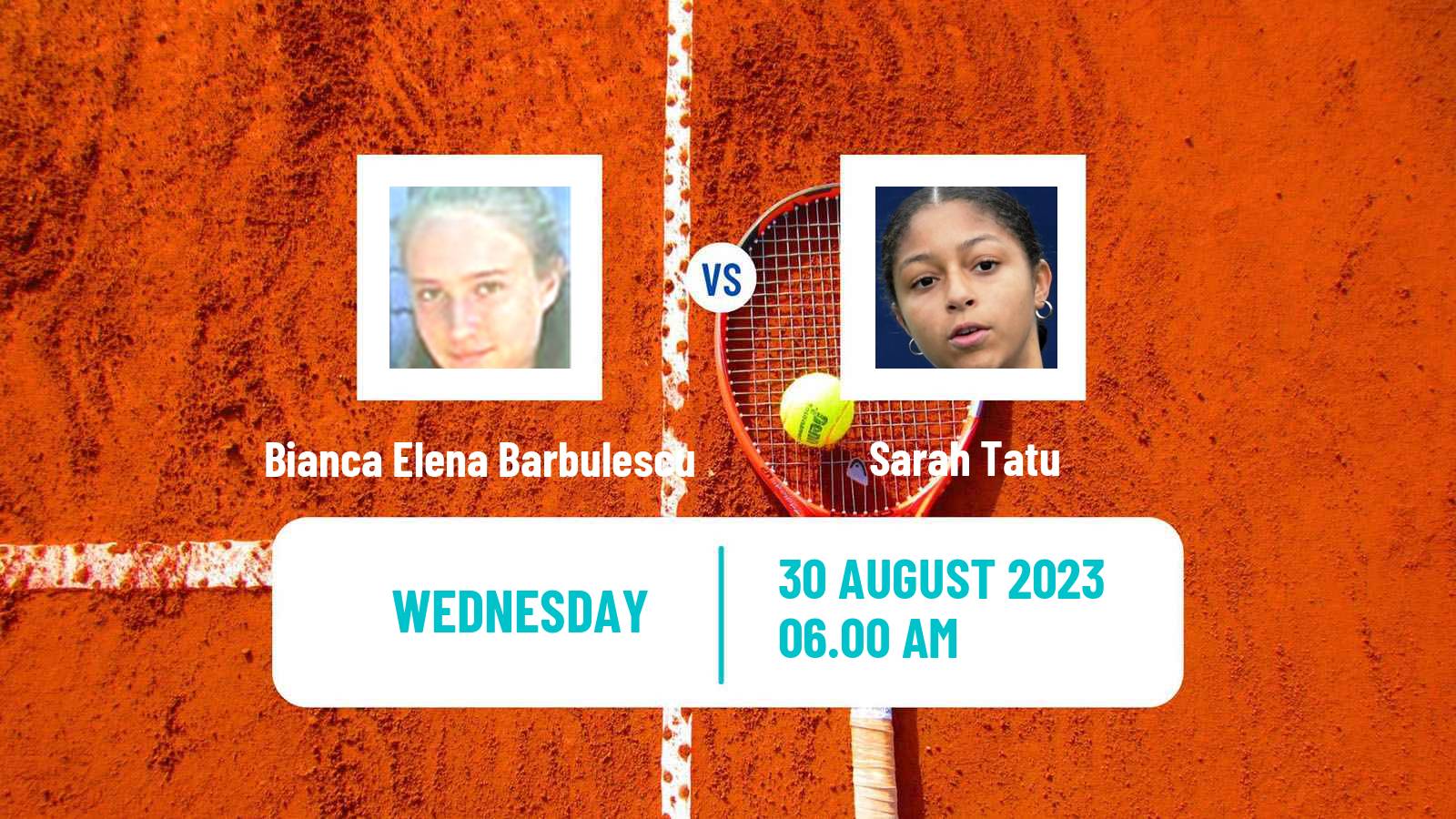 Tennis ITF W15 Brasov 2 Women Bianca Elena Barbulescu - Sarah Tatu
