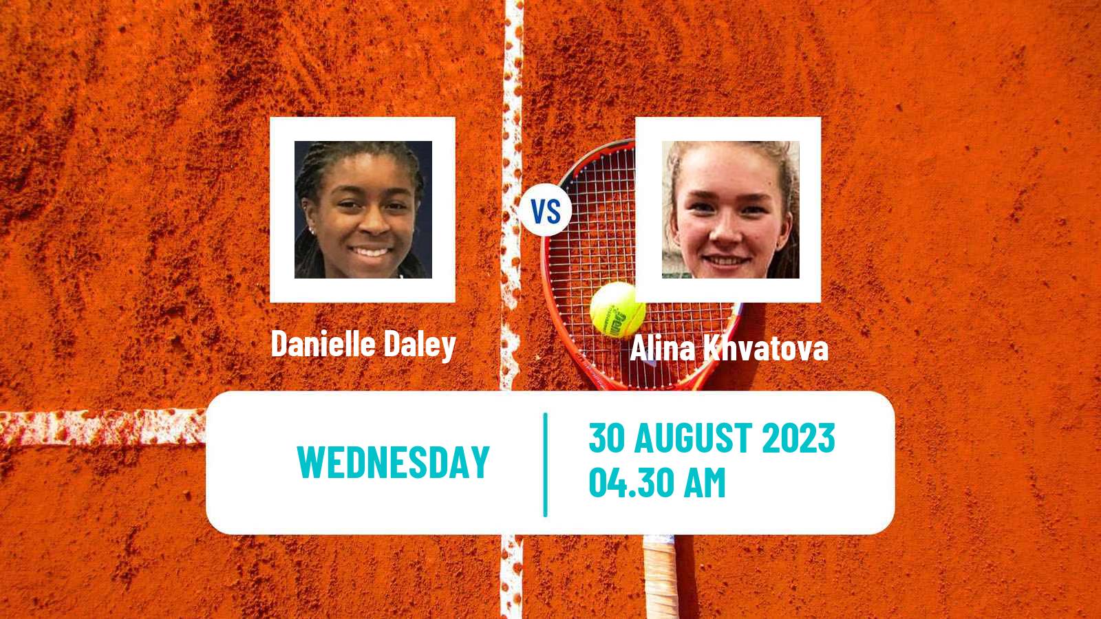 Tennis ITF W15 Baku 2 Women Danielle Daley - Alina Khvatova