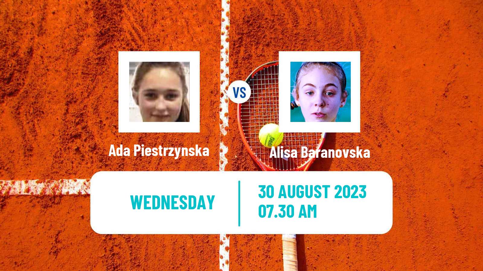 Tennis ITF W15 Brasov 2 Women Ada Piestrzynska - Alisa Baranovska