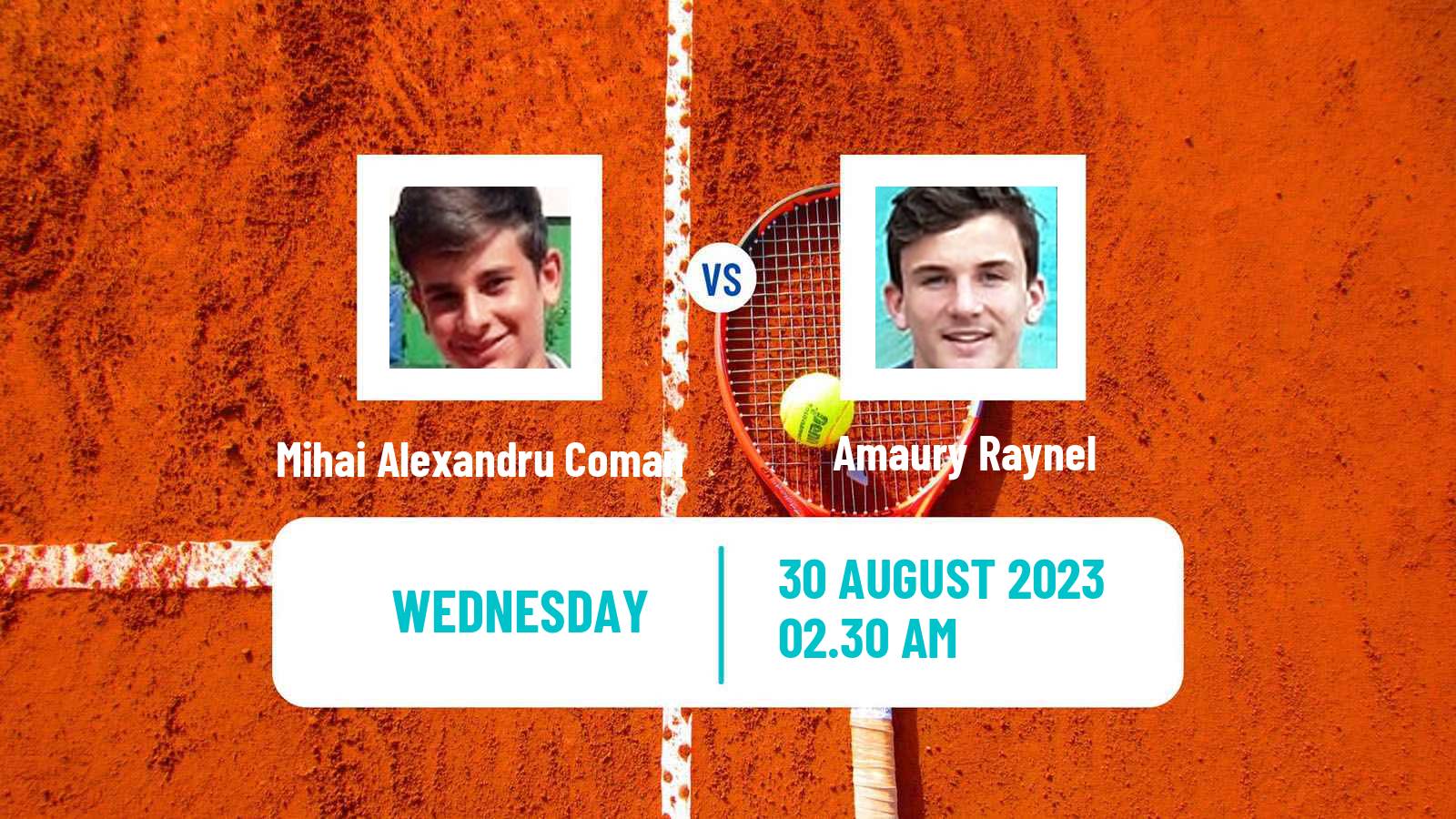 Tennis ITF M15 Bucharest 2 Men Mihai Alexandru Coman - Amaury Raynel