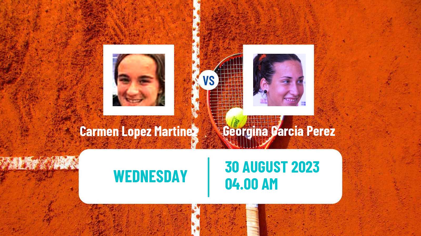 Tennis ITF W25 Valladolid Women Carmen Lopez Martinez - Georgina Garcia Perez