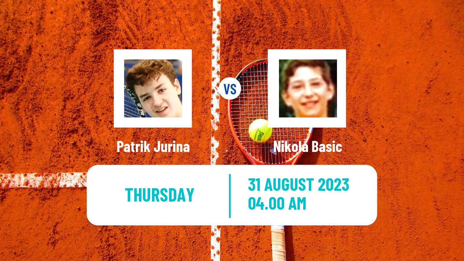 Tennis ITF M25 MarIBOr Men 2023 Patrik Jurina - Nikola Basic