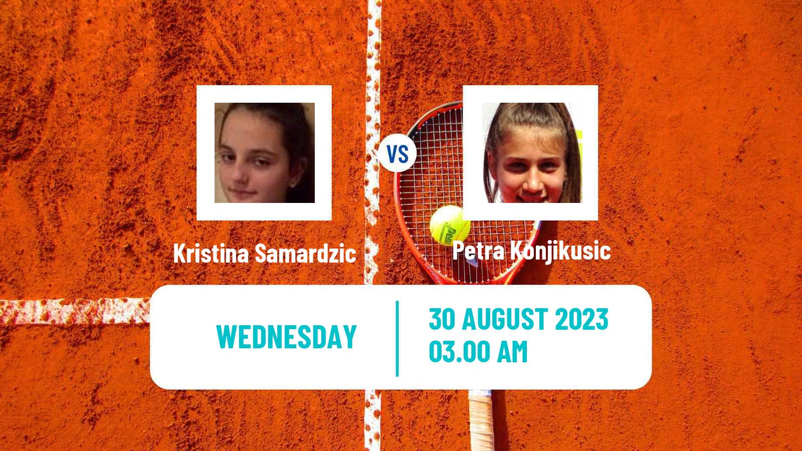 Tennis ITF W15 Kursumlijska Banja 8 Women Kristina Samardzic - Petra Konjikusic