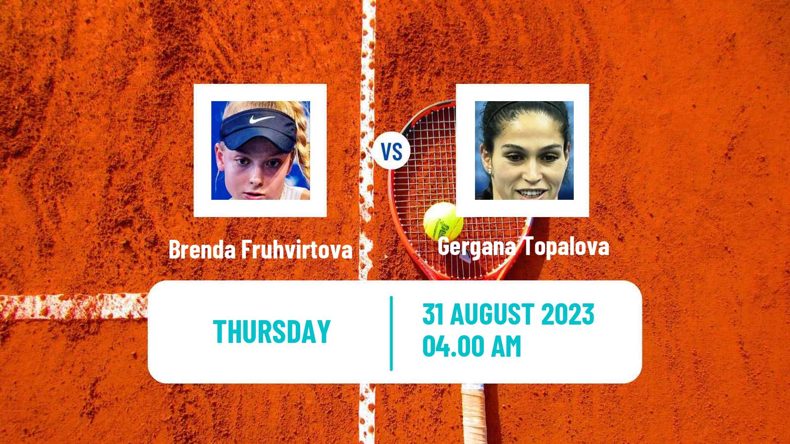 Tennis ITF W40 Oldenzaal Women Brenda Fruhvirtova - Gergana Topalova