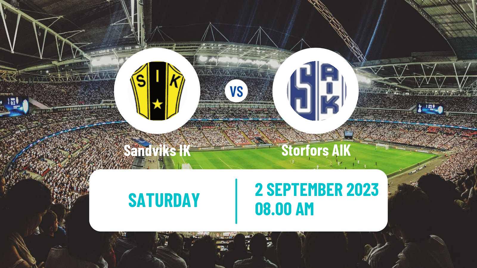 Soccer Swedish Division 2 - Norrland Sandvik - Storfors