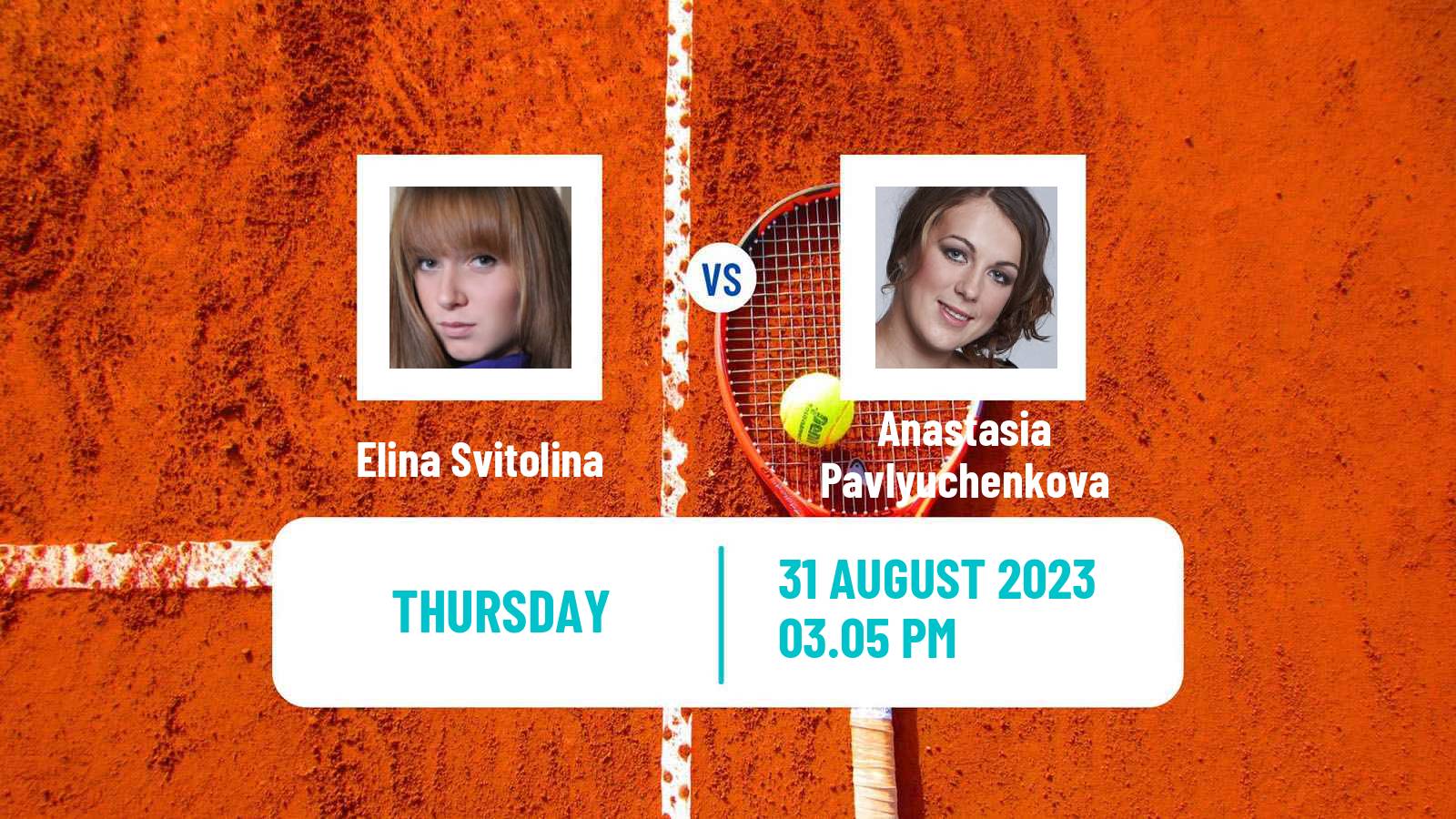 Tennis WTA US Open Elina Svitolina - Anastasia Pavlyuchenkova