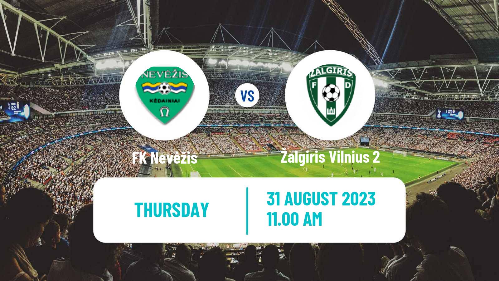 Soccer Lithuanian Division 2 Nevėžis - Žalgiris Vilnius 2