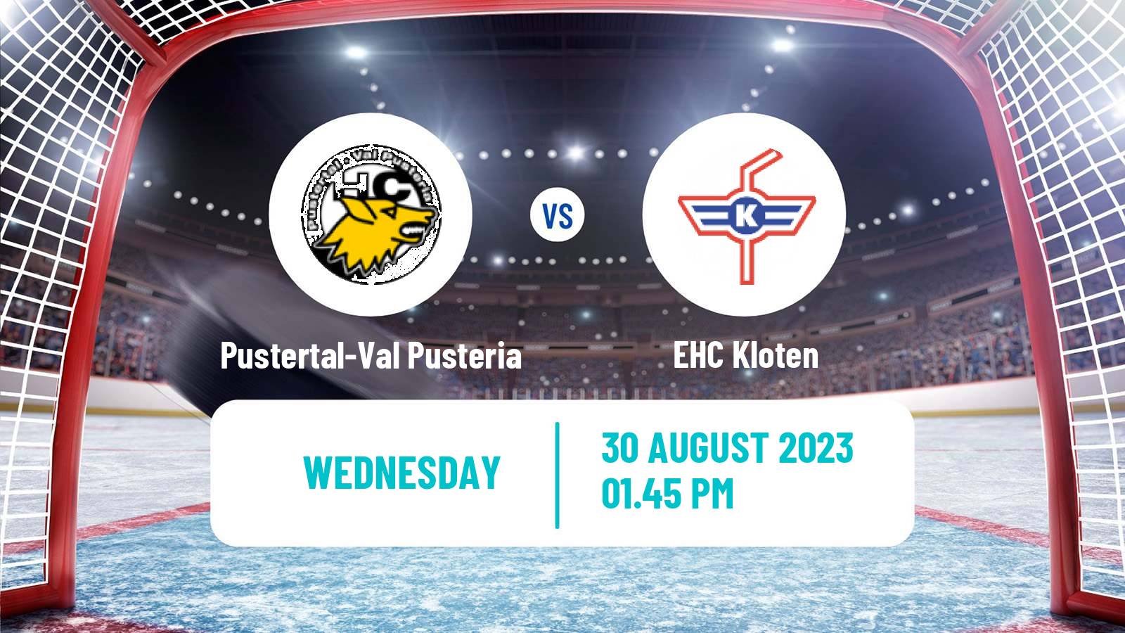 Hockey Club Friendly Ice Hockey Pustertal-Val Pusteria - EHC Kloten