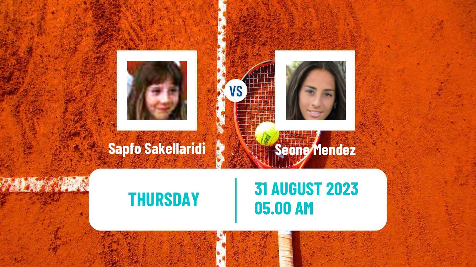 Tennis ITF W60 Prague 2 Women Sapfo Sakellaridi - Seone Mendez