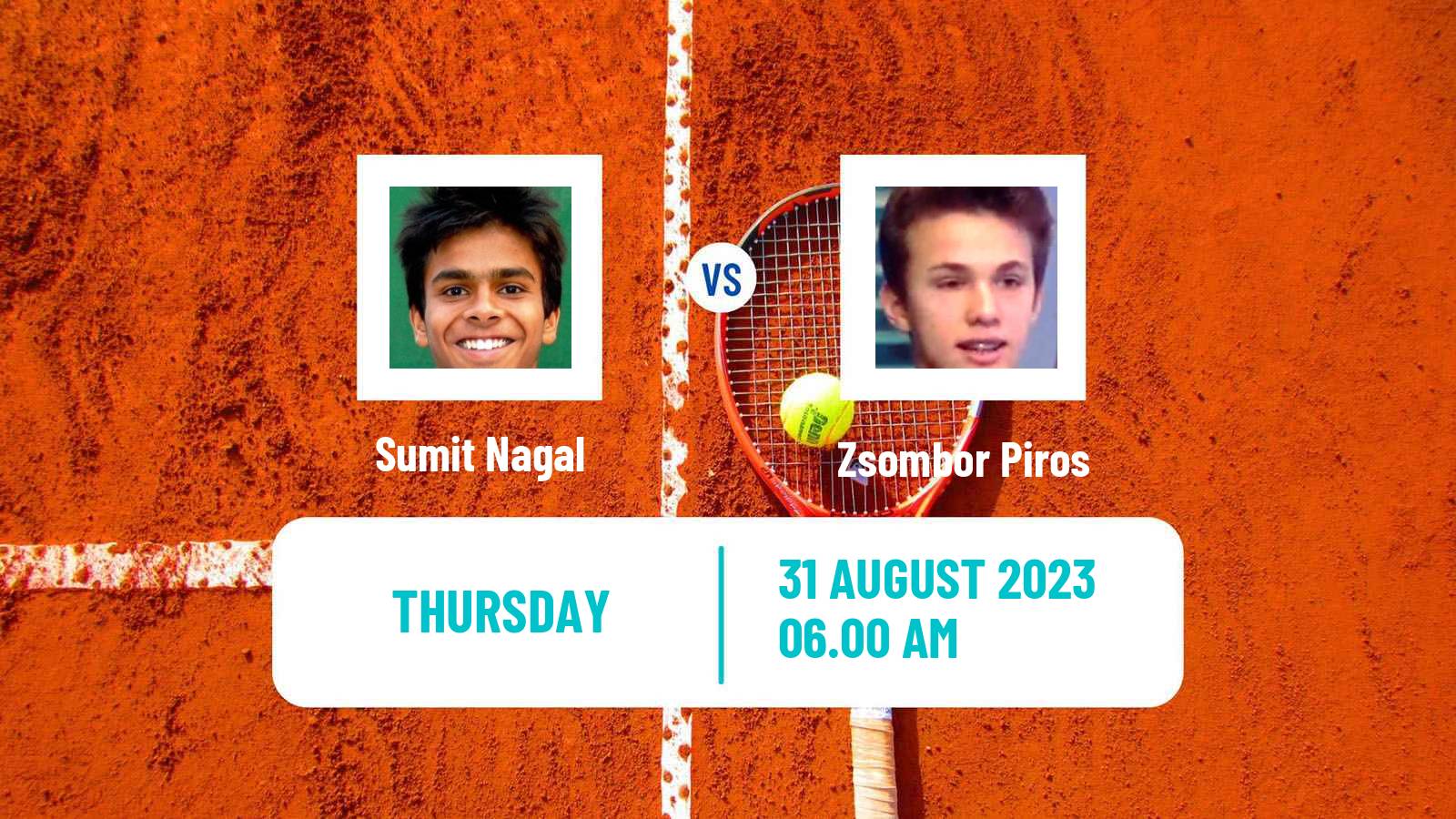 Tennis Como Challenger Men Sumit Nagal - Zsombor Piros