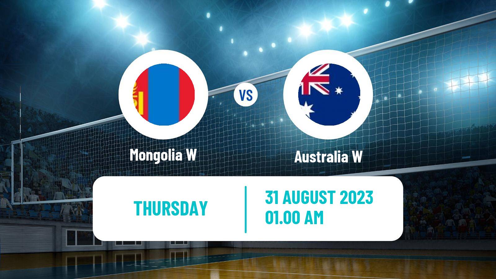 Volleyball Asian Championship Volleyball Women Mongolia W - Australia W