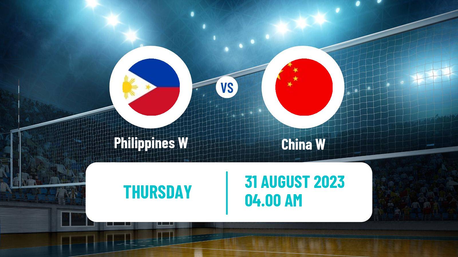 Volleyball Asian Championship Volleyball Women Philippines W - China W