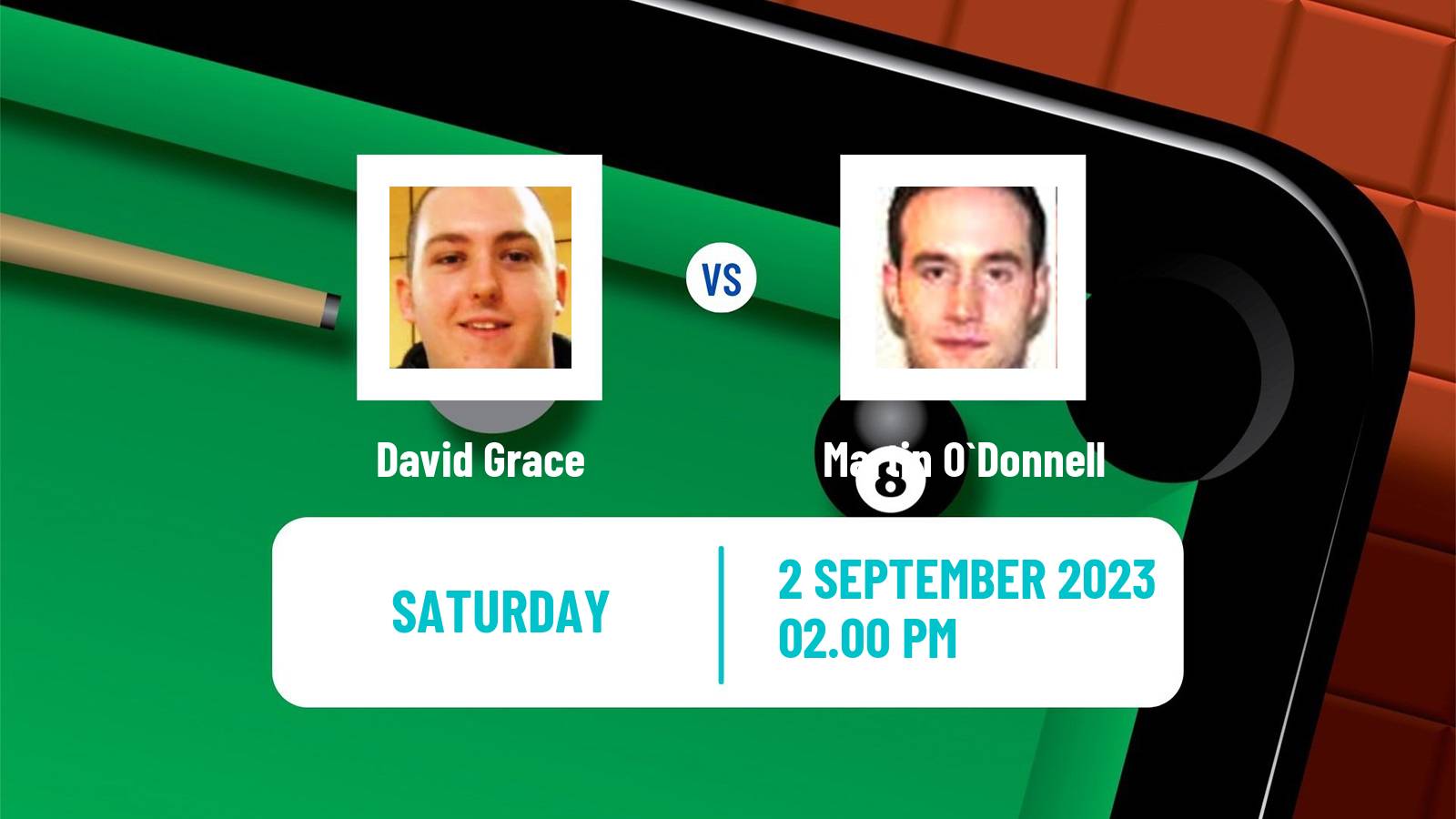 Snooker Wuhan Open David Grace - Martin O`Donnell