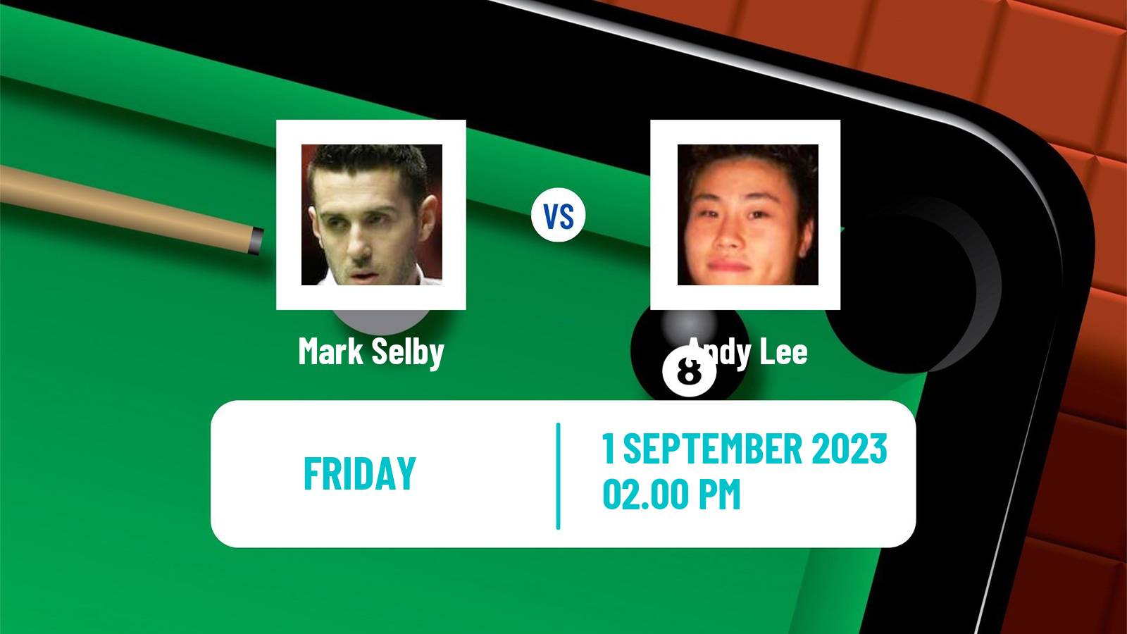 Snooker Wuhan Open Mark Selby - Andy Lee