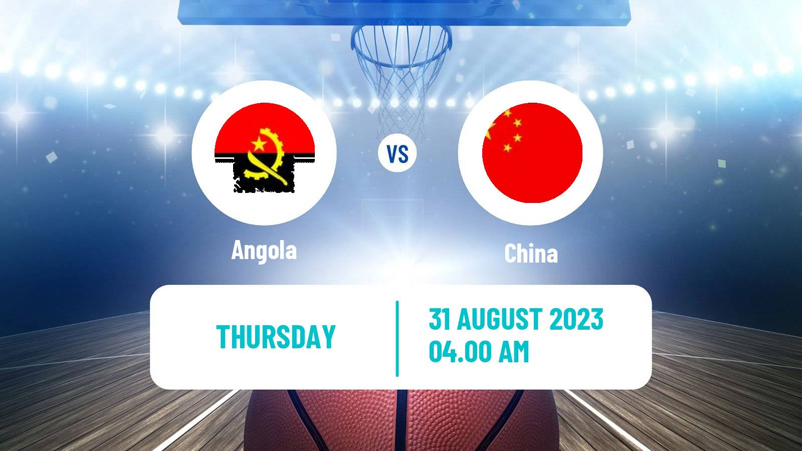 Basketball World Championship Basketball Angola - China
