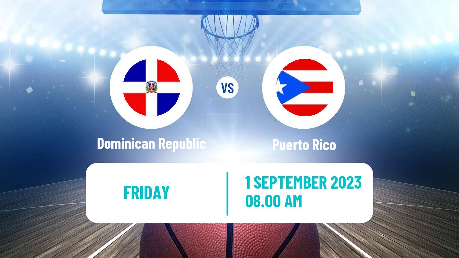Basketball World Championship Basketball Dominican Republic - Puerto Rico
