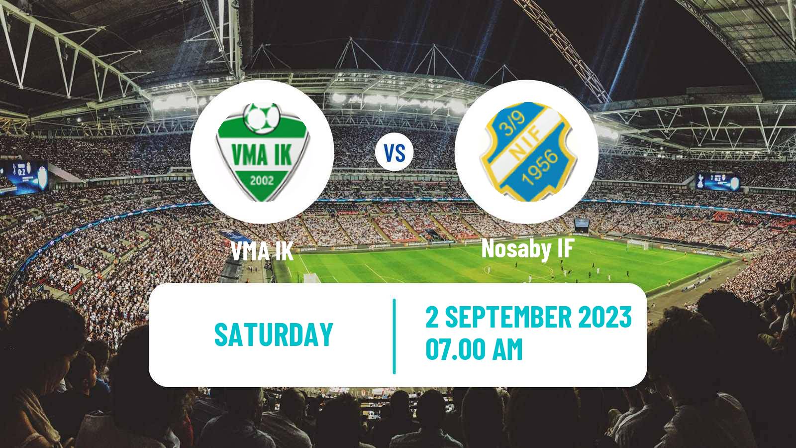 Soccer Swedish Division 2 - Södra Götaland VMA - Nosaby