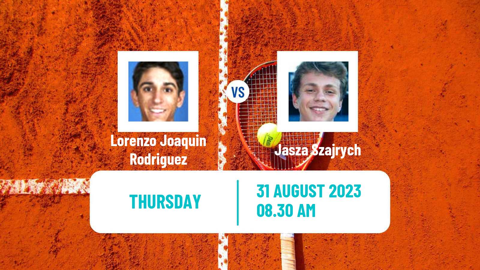 Tennis ITF M15 Szczawno Men Lorenzo Joaquin Rodriguez - Jasza Szajrych