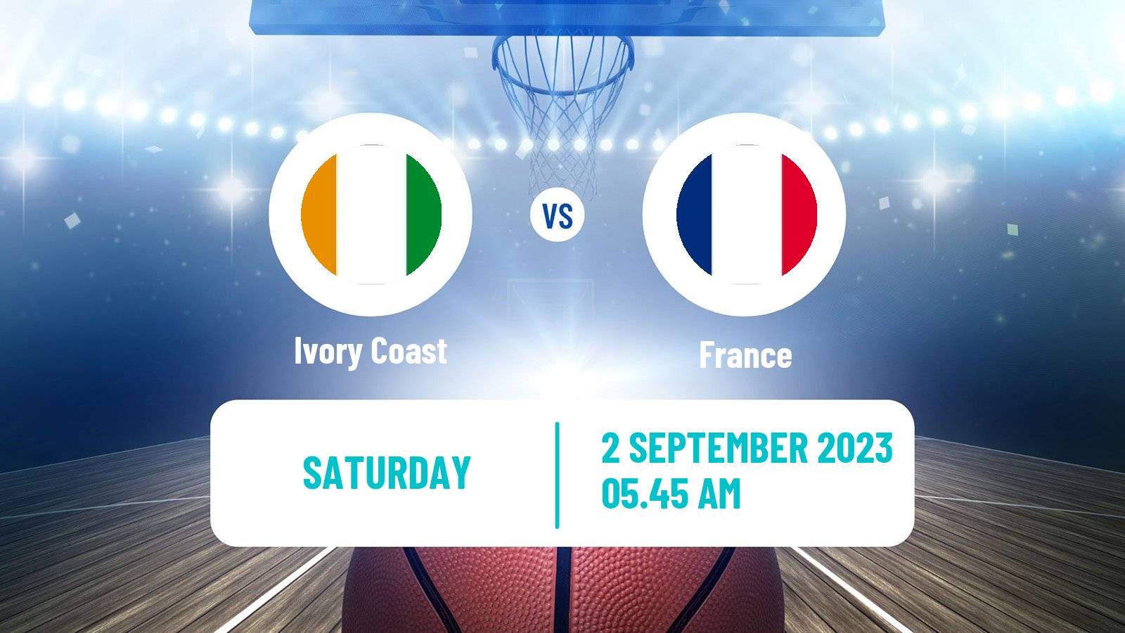 Basketball World Championship Basketball Ivory Coast - France