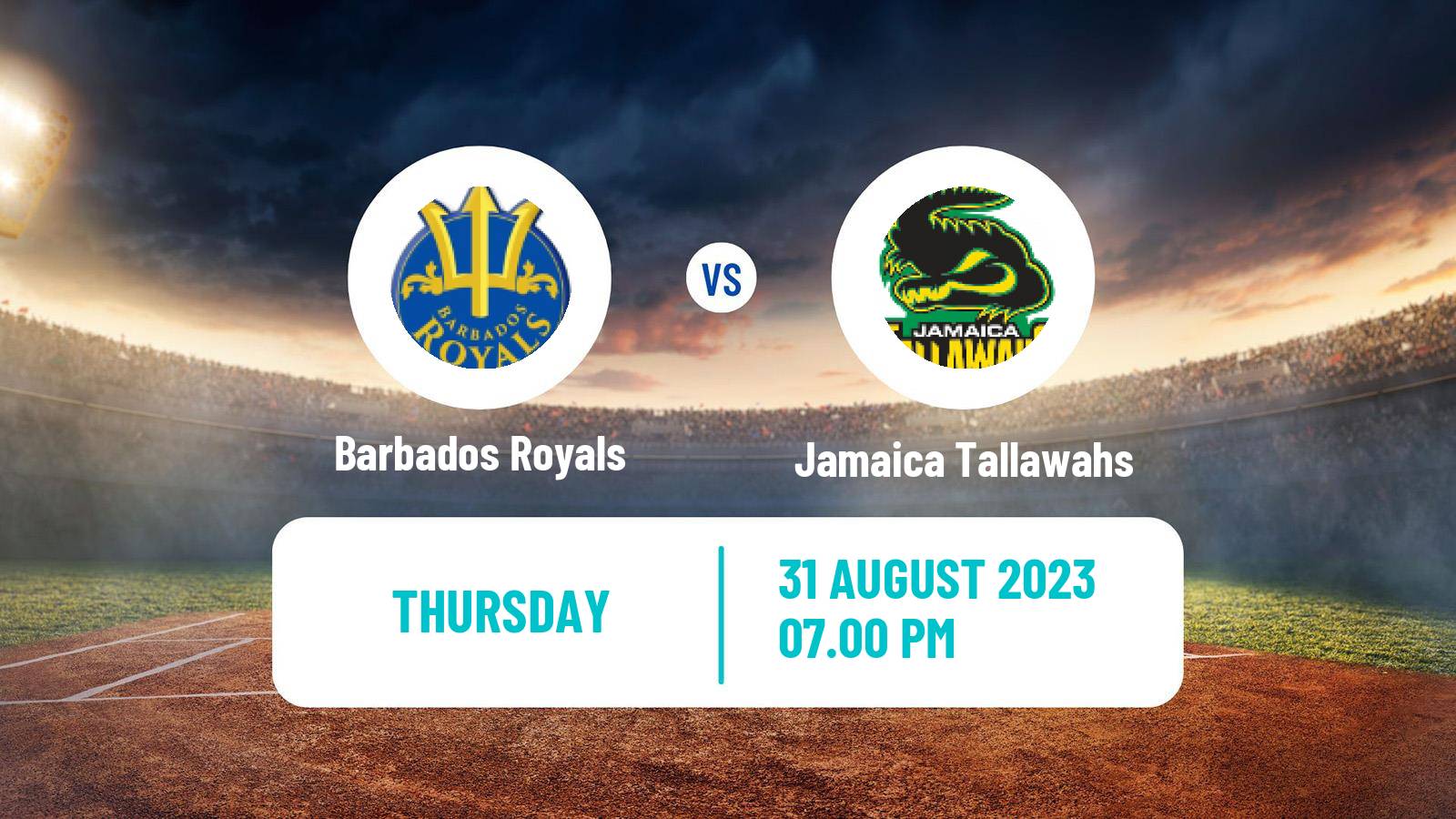 Cricket Caribbean Premier League Cricket Barbados Royals - Jamaica Tallawahs