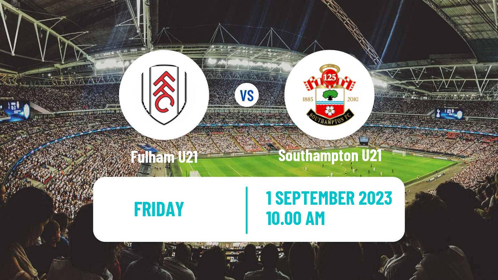 Soccer English Premier League 2 Fulham U21 - Southampton U21