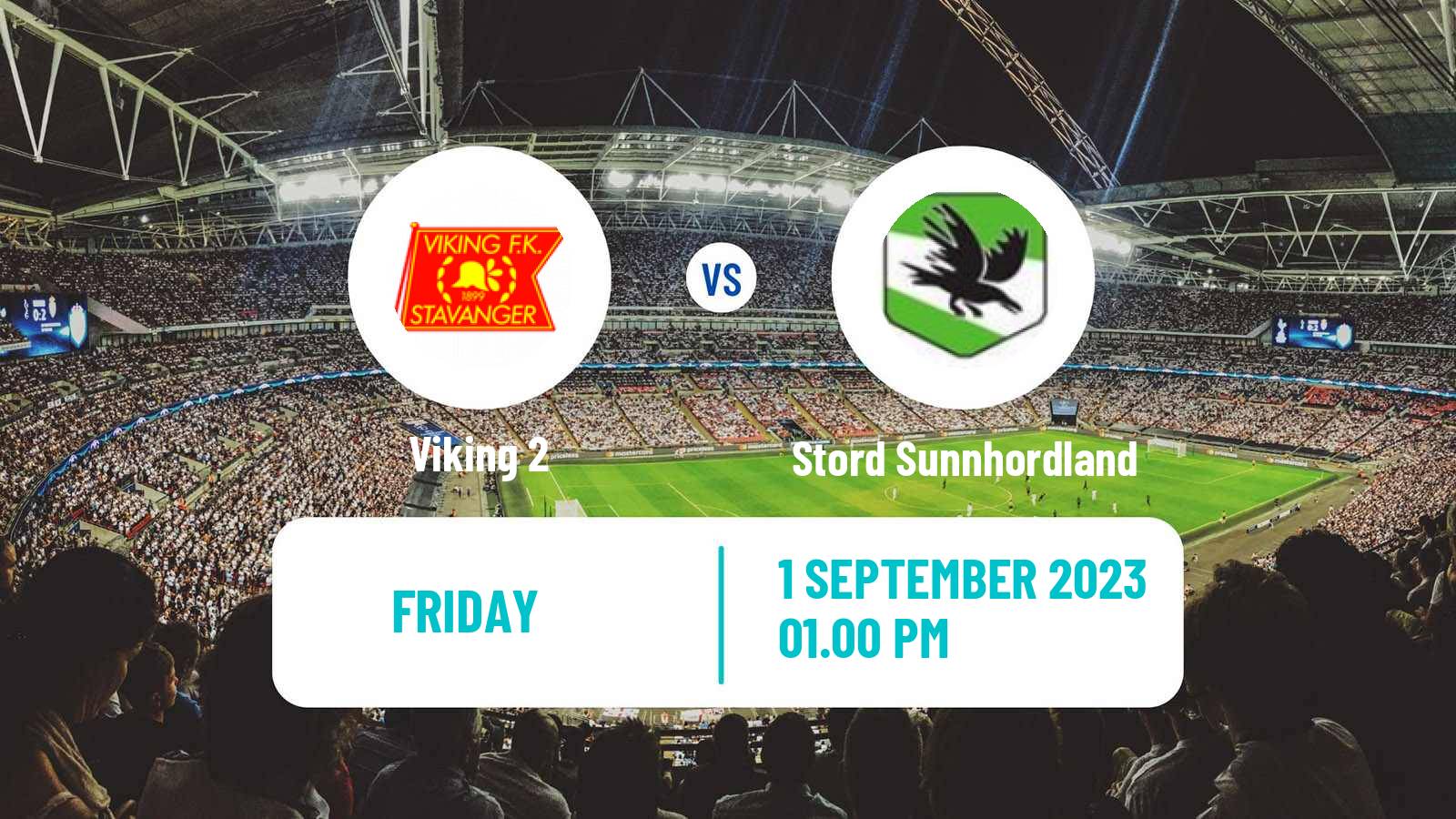 Soccer Norwegian Division 3 - Group 3 Viking 2 - Stord Sunnhordland