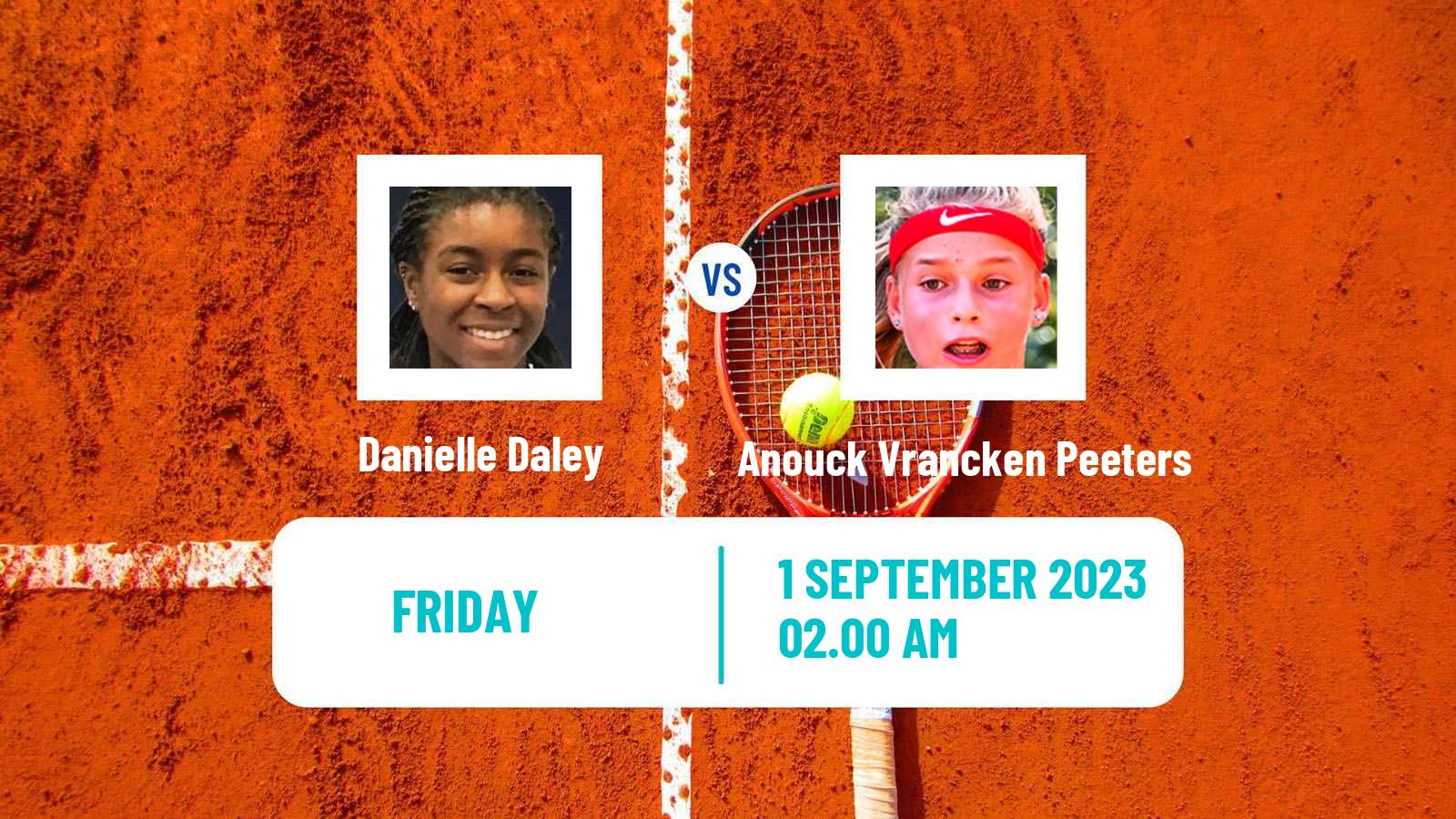 Tennis ITF W15 Baku 2 Women Danielle Daley - Anouck Vrancken Peeters