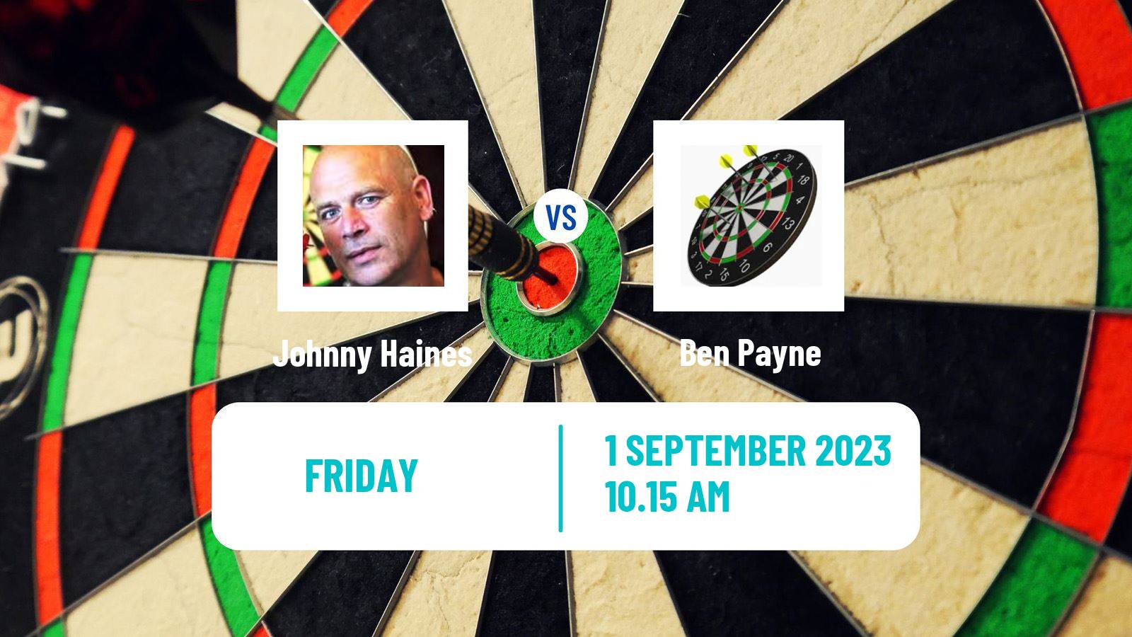 Darts Modus Super Series Johnny Haines - Ben Payne