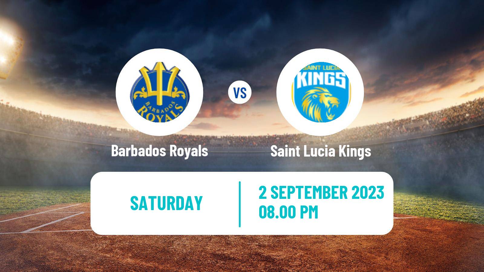 Cricket Caribbean Premier League Cricket Barbados Royals - Saint Lucia Kings