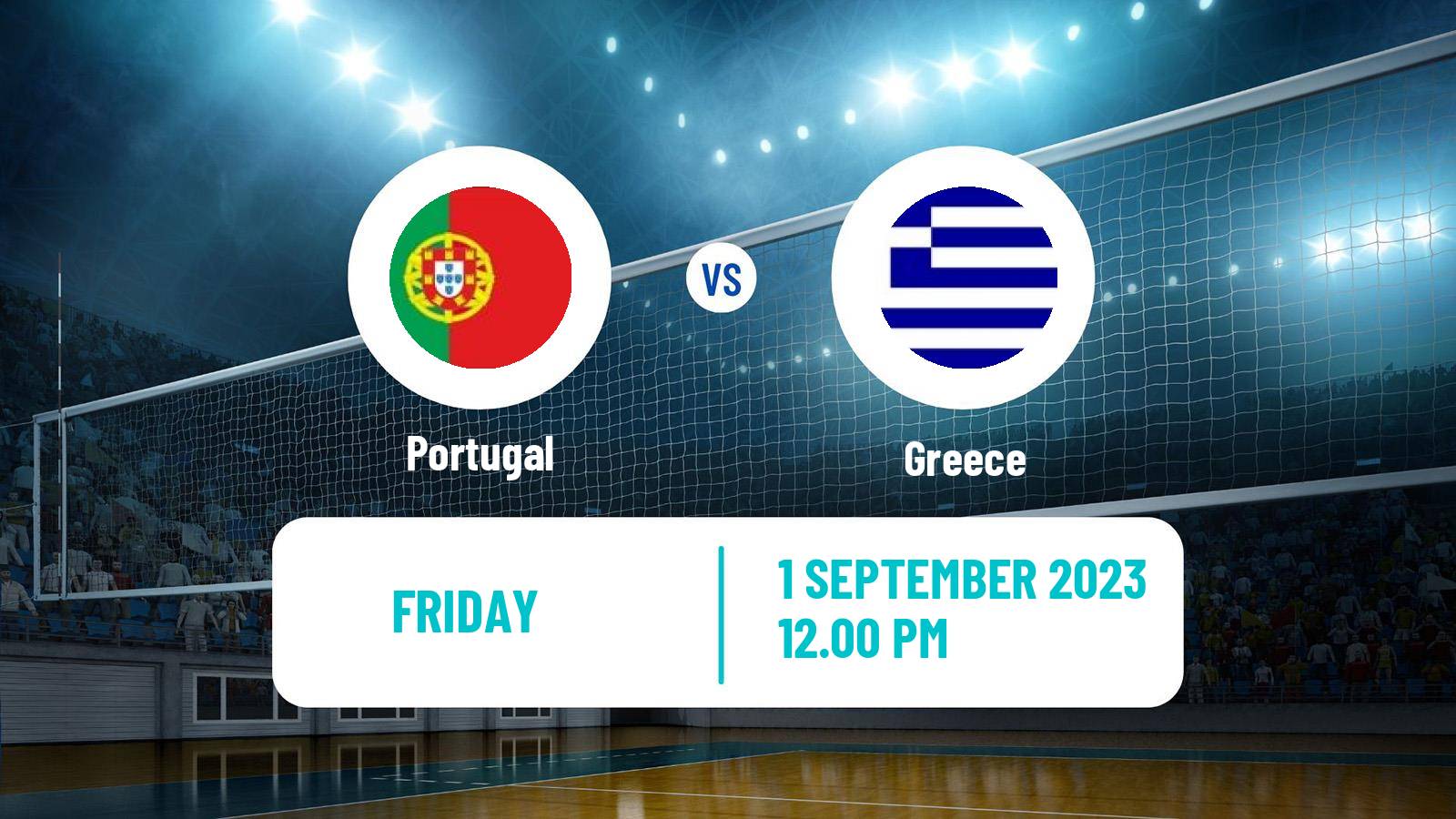 Volleyball European Championships Volleyball Portugal - Greece