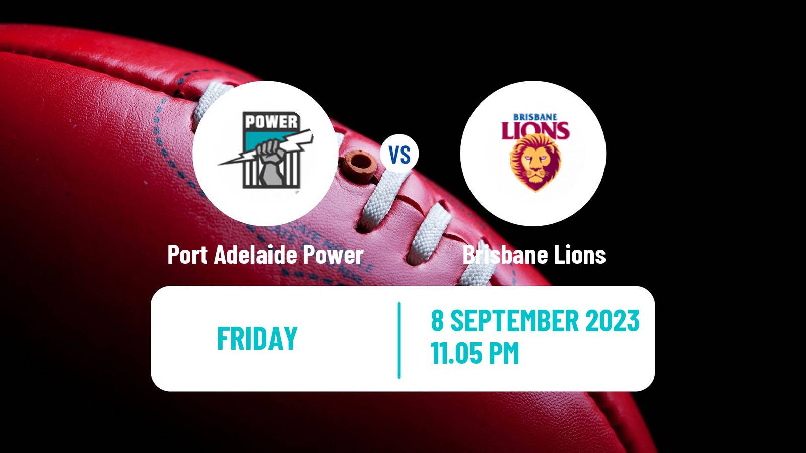 Aussie rules AFL Women Port Adelaide Power - Brisbane Lions