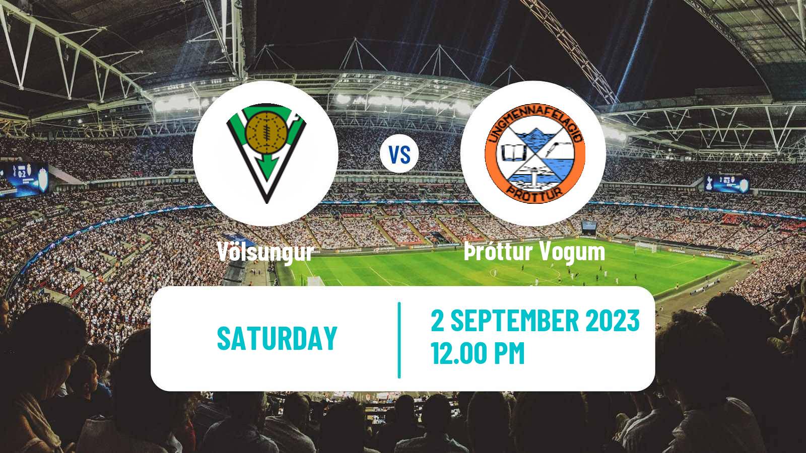 Soccer Icelandic Division 2 Völsungur - Þróttur Vogum