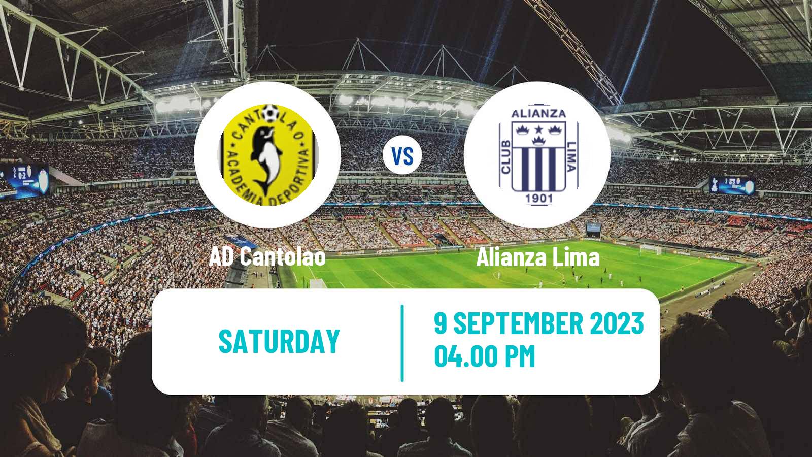 Soccer Peruvian Liga 1 Cantolao - Alianza Lima