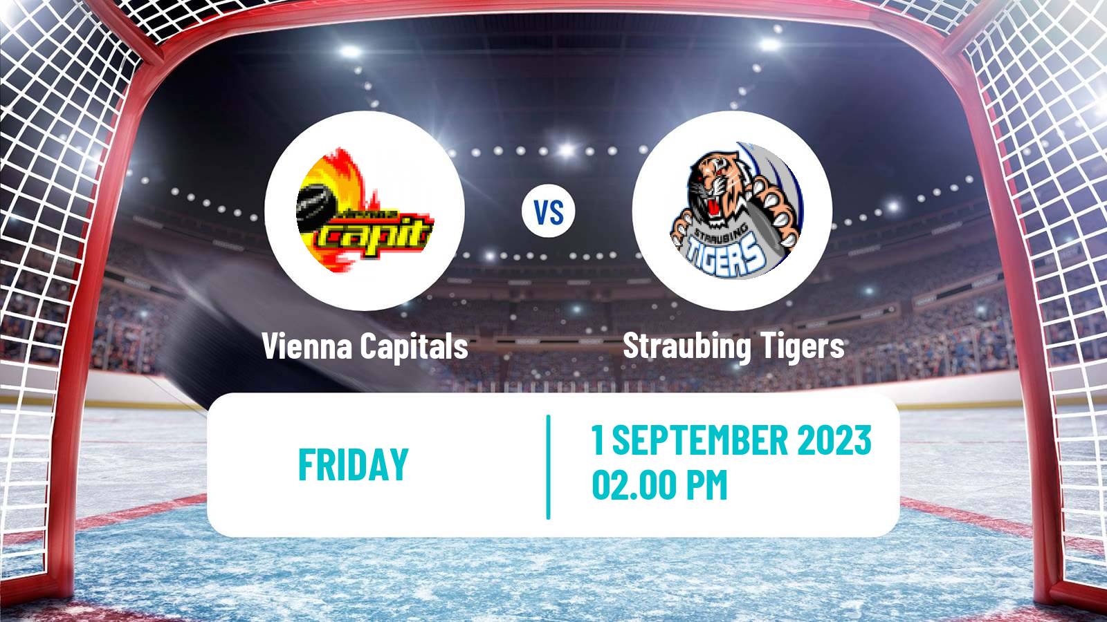 Hockey Club Friendly Ice Hockey Vienna Capitals - Straubing Tigers