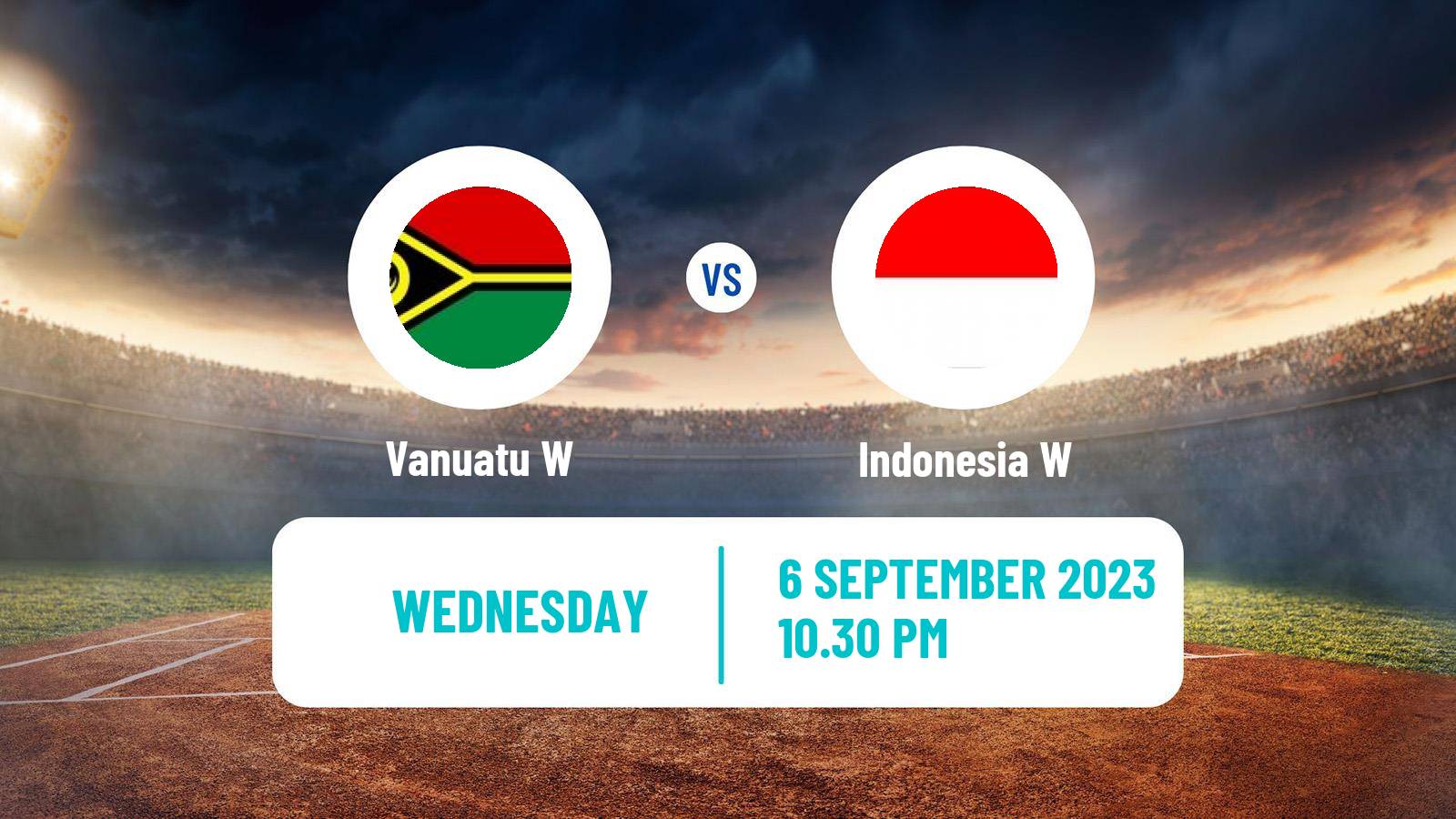 Cricket ICC World Twenty20 Women Vanuatu W - Indonesia W