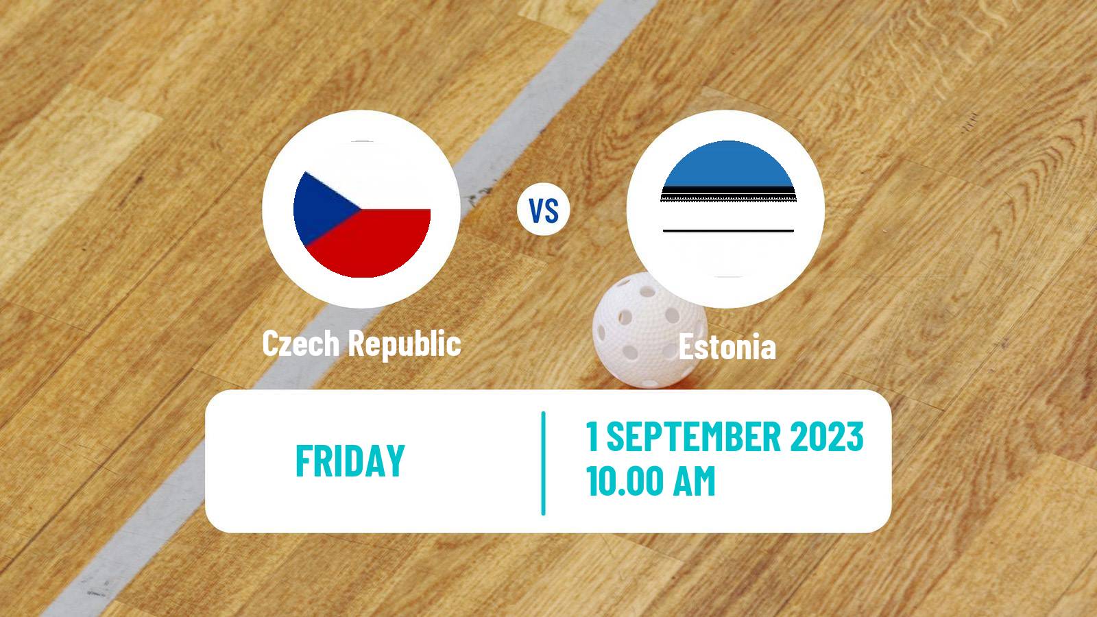 Floorball Friendly International Floorball Czech Republic - Estonia