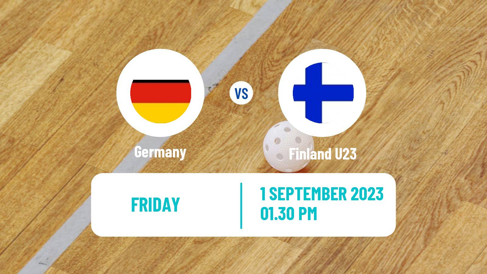 Floorball Friendly International Floorball Germany - Finland U23