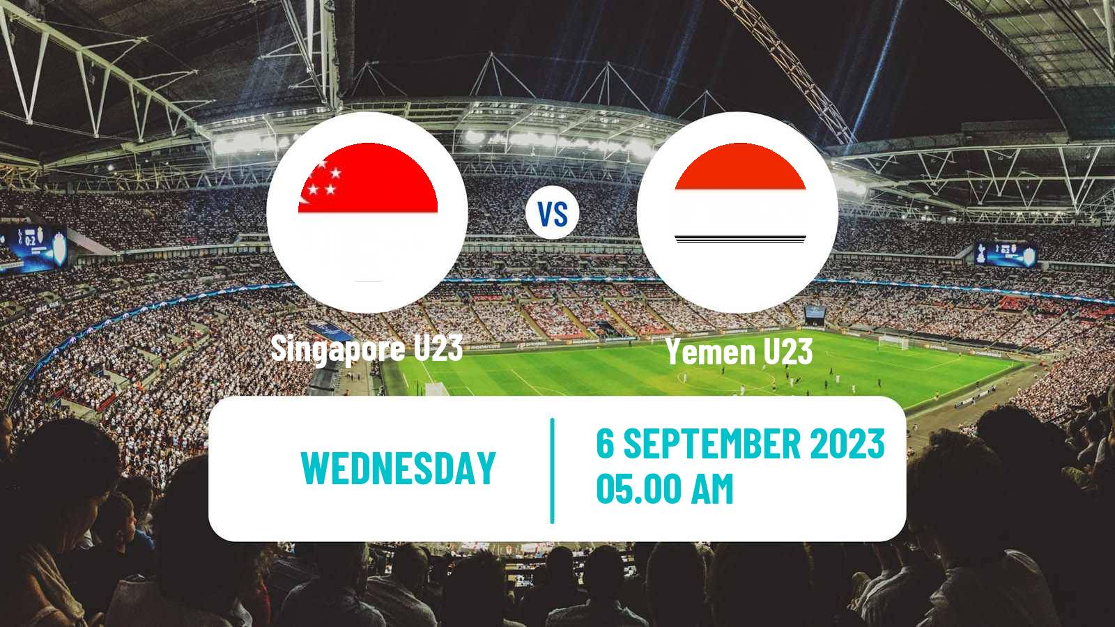 Soccer AFC Asian Cup U23 Singapore U23 - Yemen U23