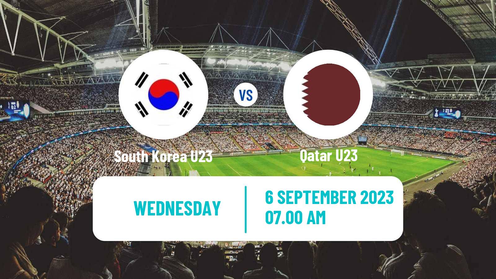 Soccer AFC Asian Cup U23 South Korea U23 - Qatar U23