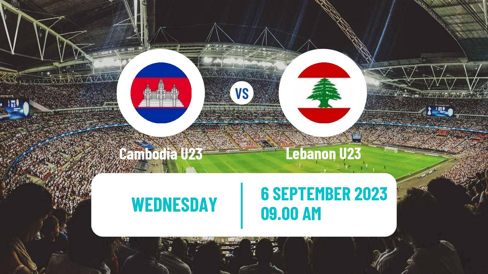 Soccer AFC Asian Cup U23 Cambodia U23 - Lebanon U23