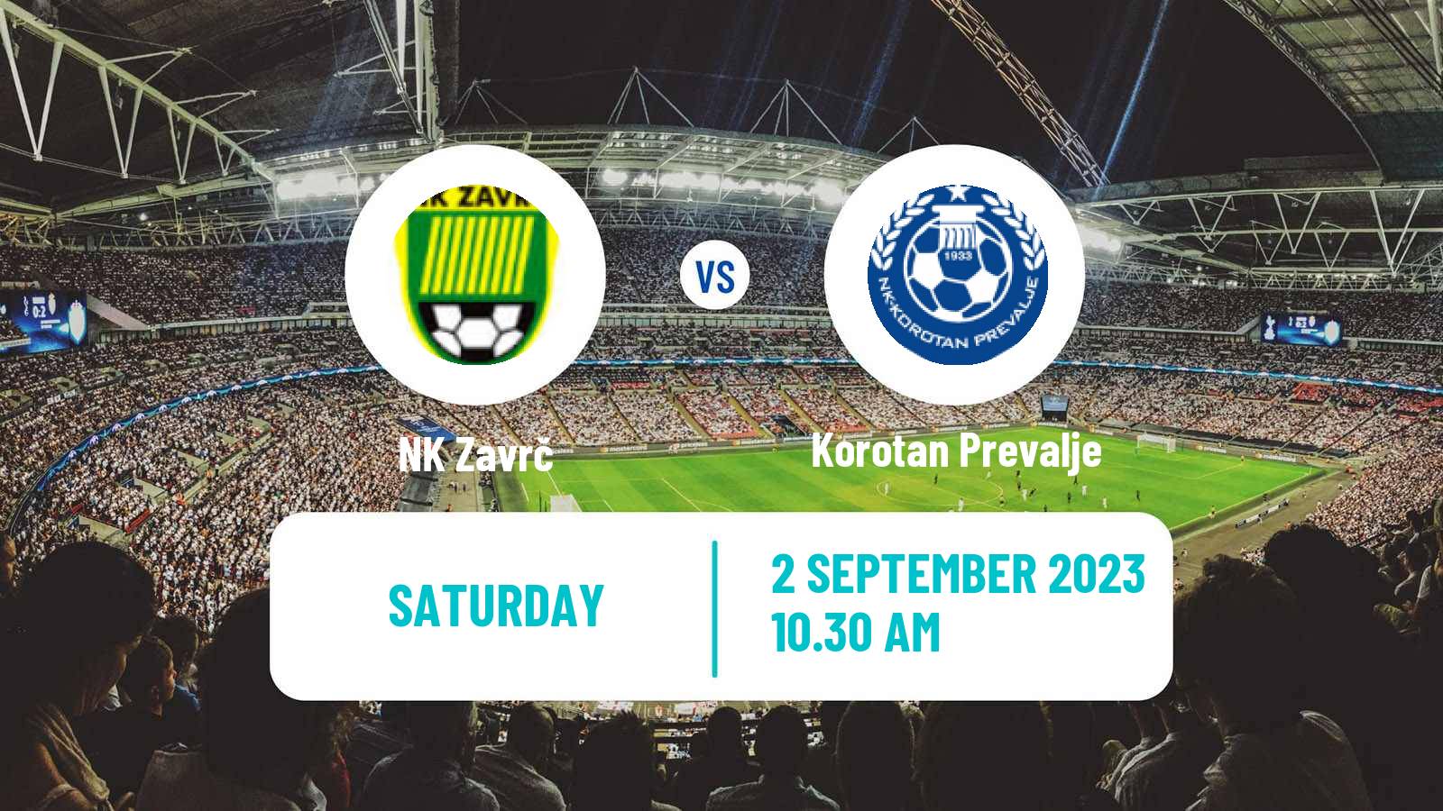 Soccer Slovenian 3 SNL East Zavrč - Korotan Prevalje