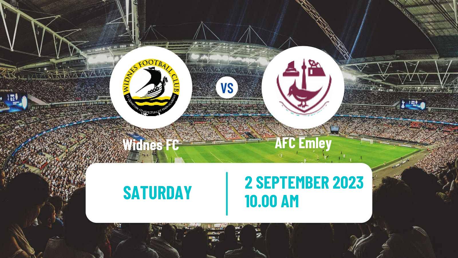 Soccer English FA Cup Widnes - Emley