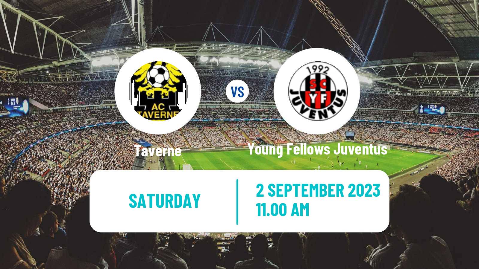 Soccer Swiss 1 Liga Classic Group 3 Taverne - Young Fellows Juventus