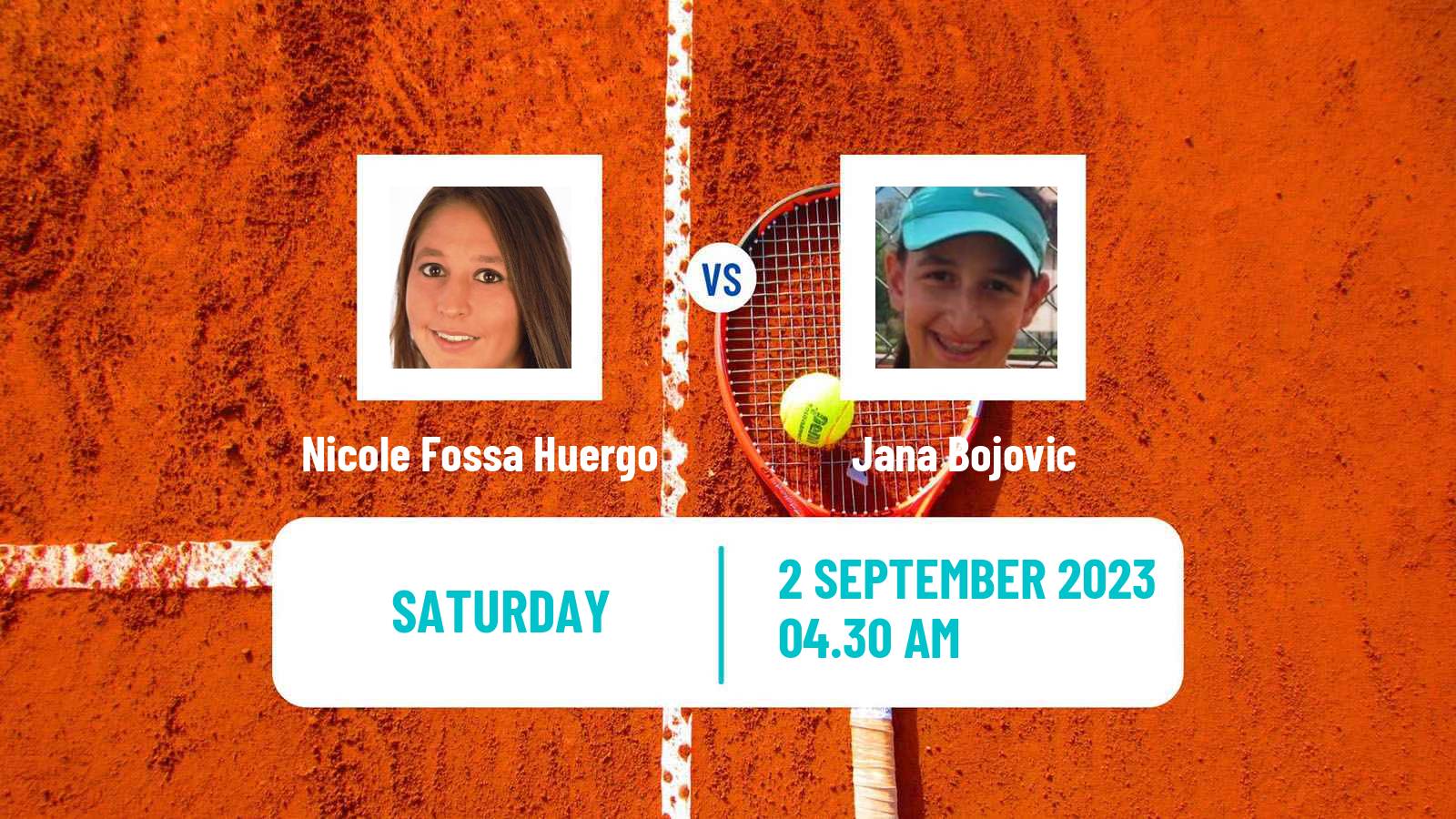 Tennis ITF W15 Brasov 2 Women Nicole Fossa Huergo - Jana Bojovic