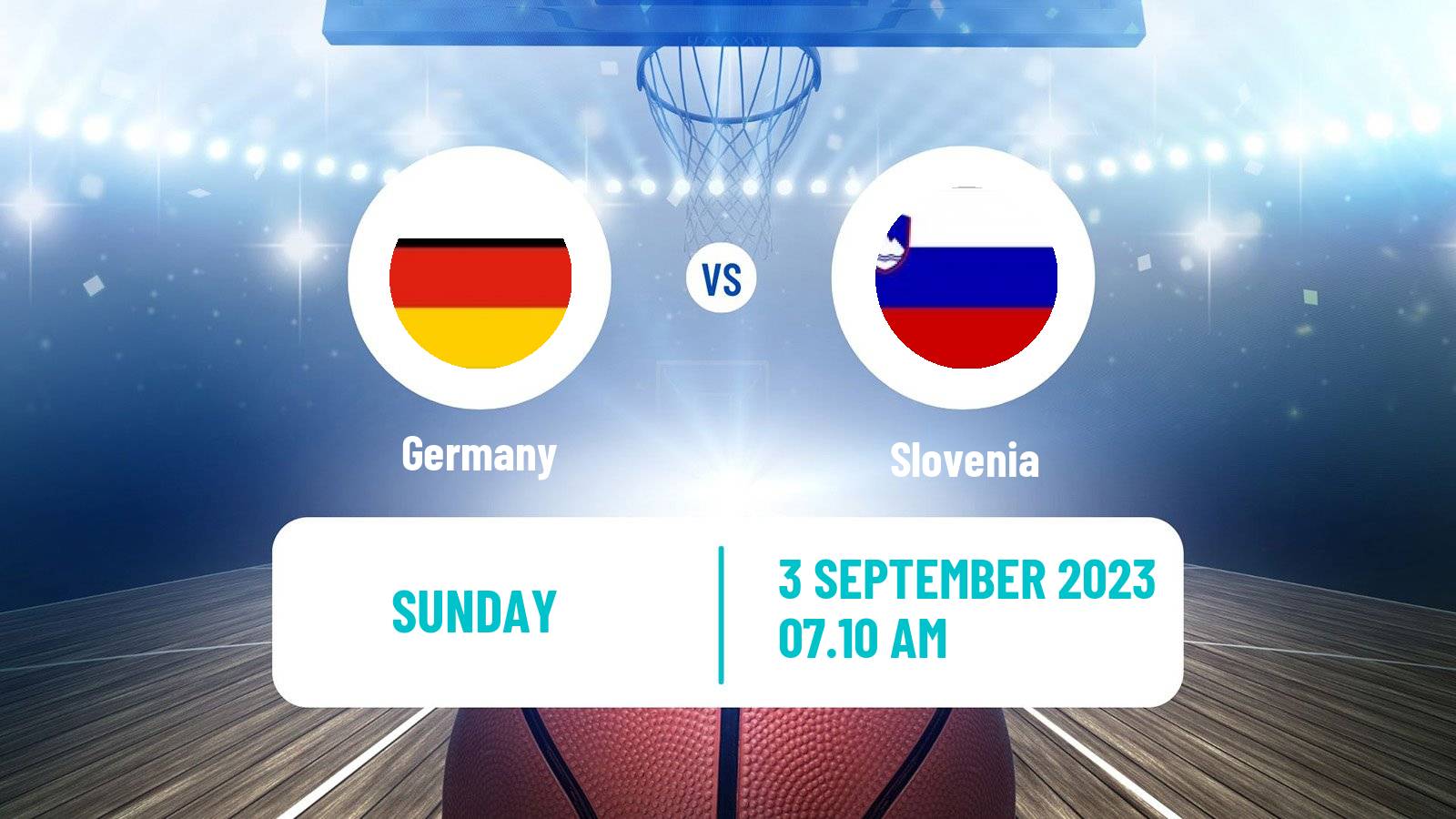 Basketball World Championship Basketball Germany - Slovenia