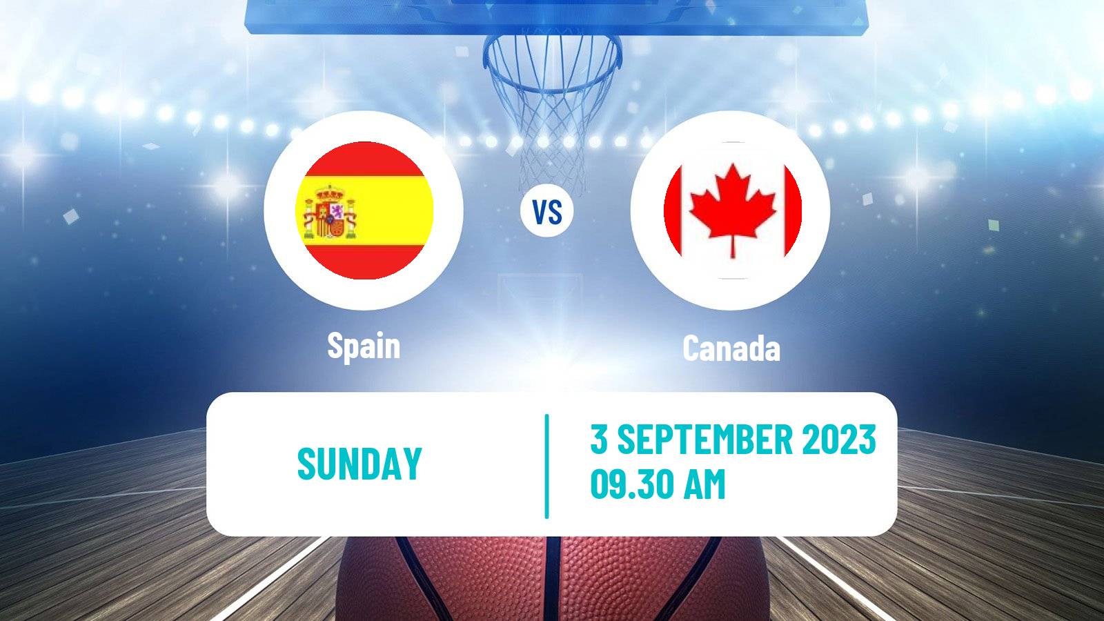 Basketball World Championship Basketball Spain - Canada