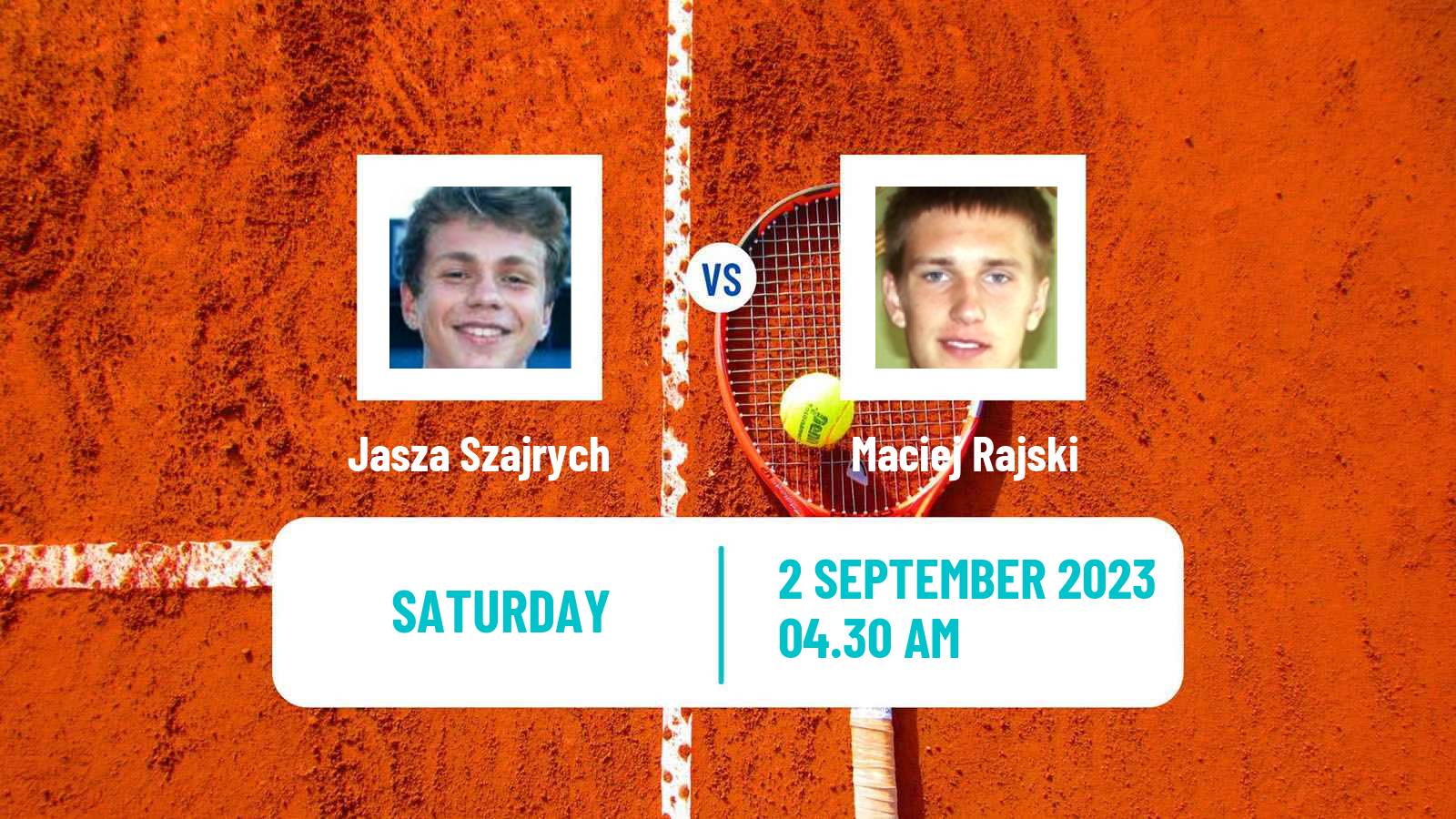 Tennis ITF M15 Szczawno Men Jasza Szajrych - Maciej Rajski