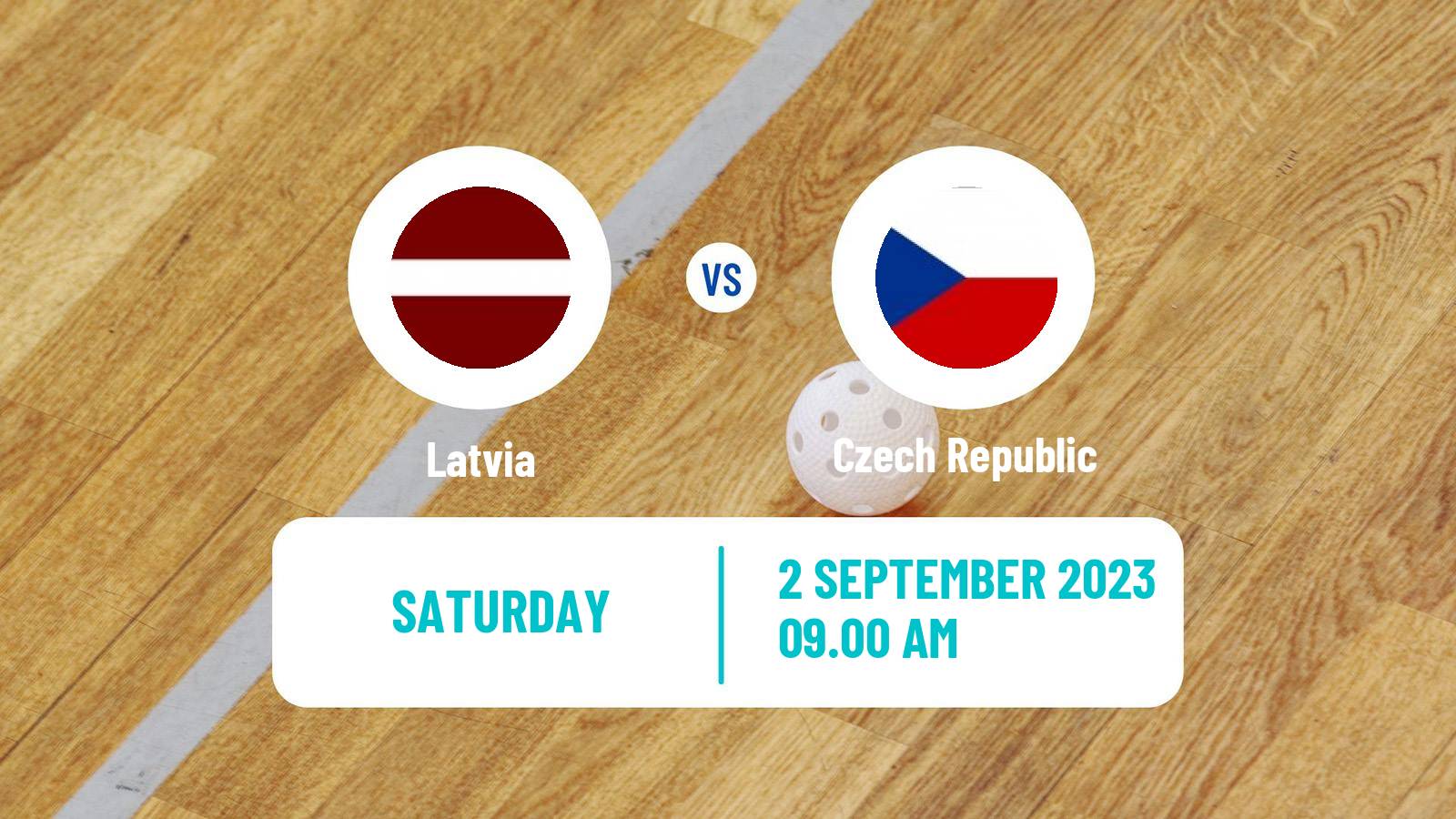 Floorball Friendly International Floorball Latvia - Czech Republic